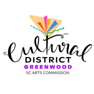 Logo for the South Carolina Arts Commission's Greenwood Cultural District
